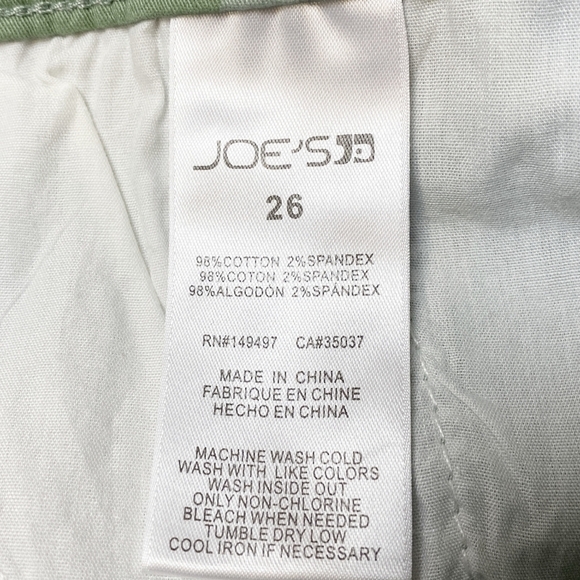 Joe's Jeans The Icon Skinny Ankle pants 26 new NWT camo camouflage olive green - Picture 8 of 14